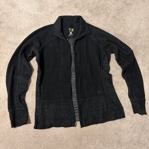 Black and Gray Full-Zip Jacket